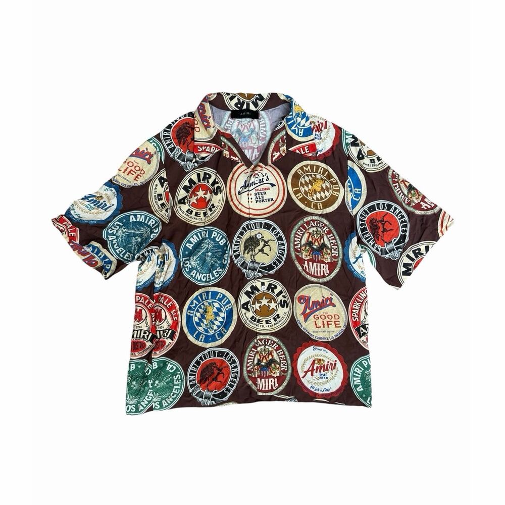Size 2XL - Amiri Coasters Bowling Shirt